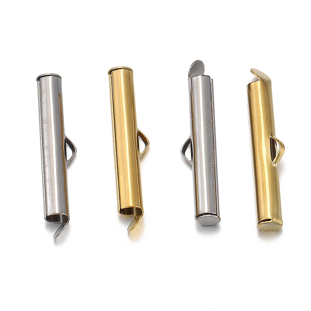 20pcs Stainless Steel Crimp En - Seed Bead Tube のレビューと価格