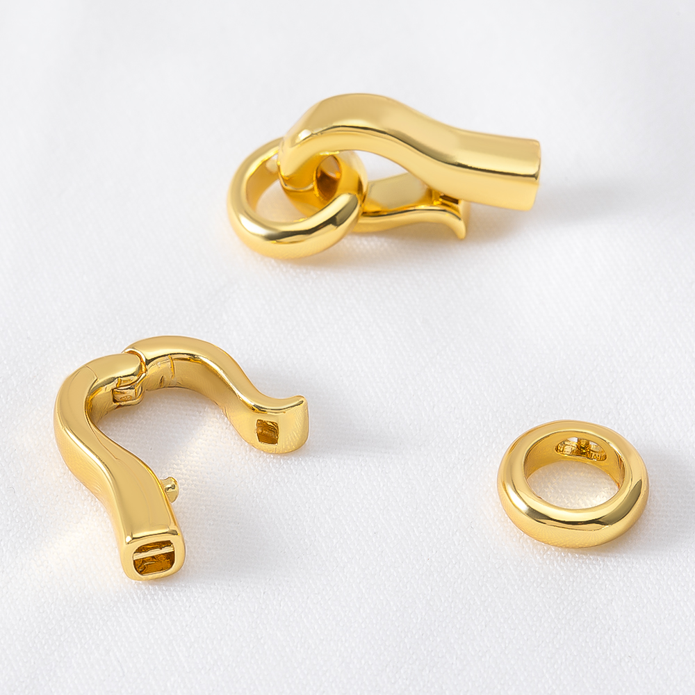 2pcs 4pcs 18K Gold Plated Bras - Jewelry Making Bead のレビューと価格
