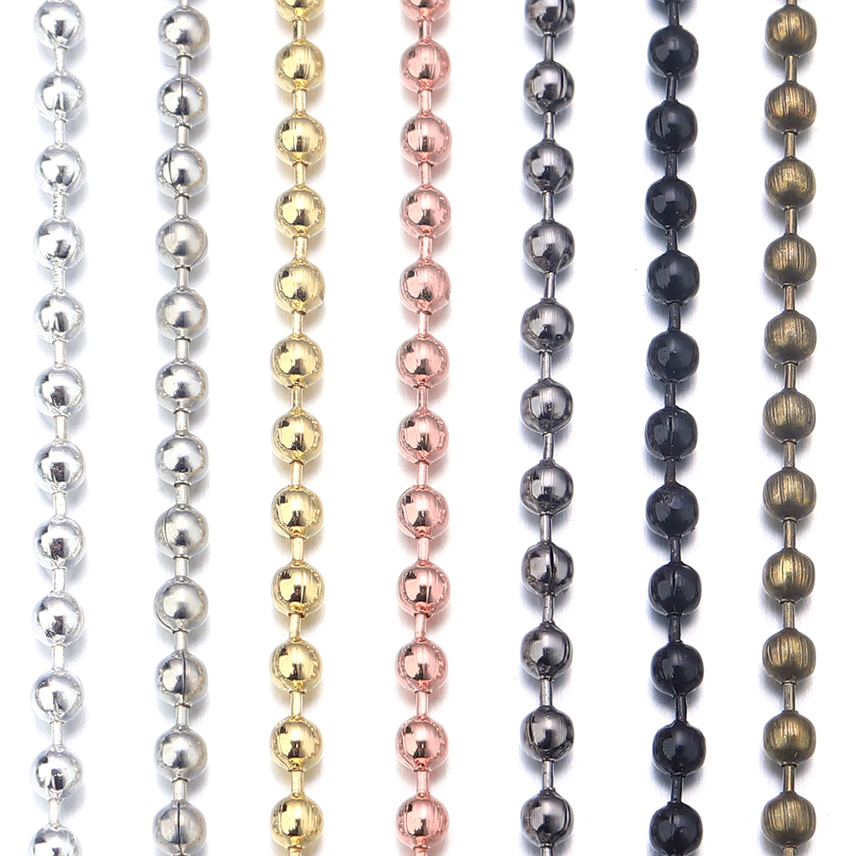 10yards/roll 1.5/2/2.4mm Metal - Jewelry Making Materials Wholesale のレビューと価格