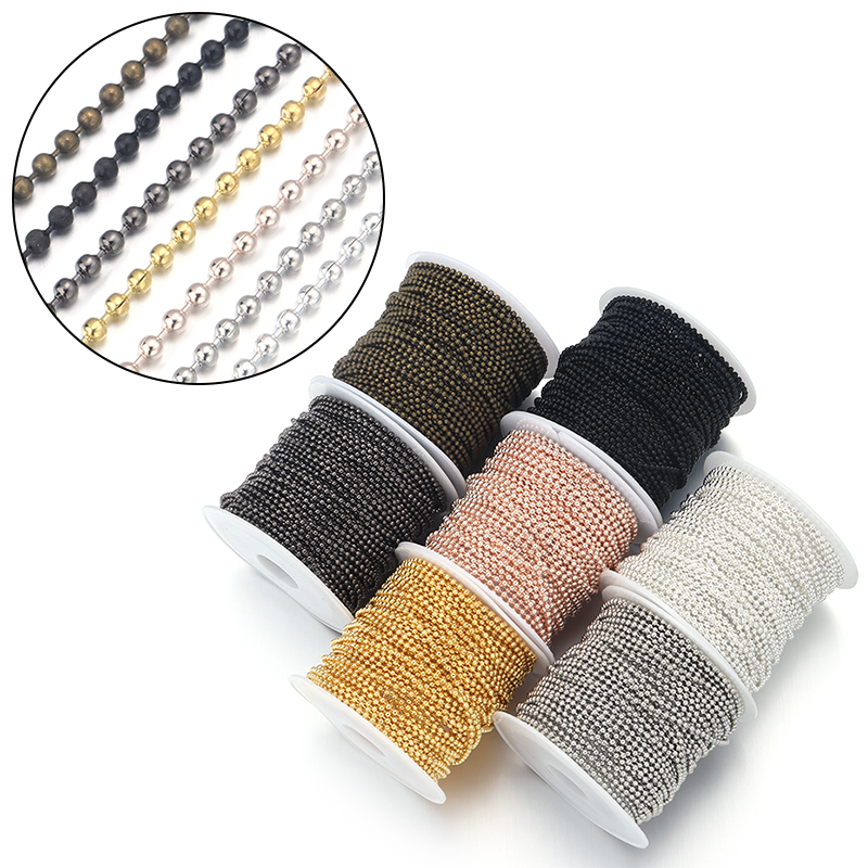 10yards/roll 1.5/2/2.4mm Metal - Jewelry Making Materials Wholesale のレビューと価格