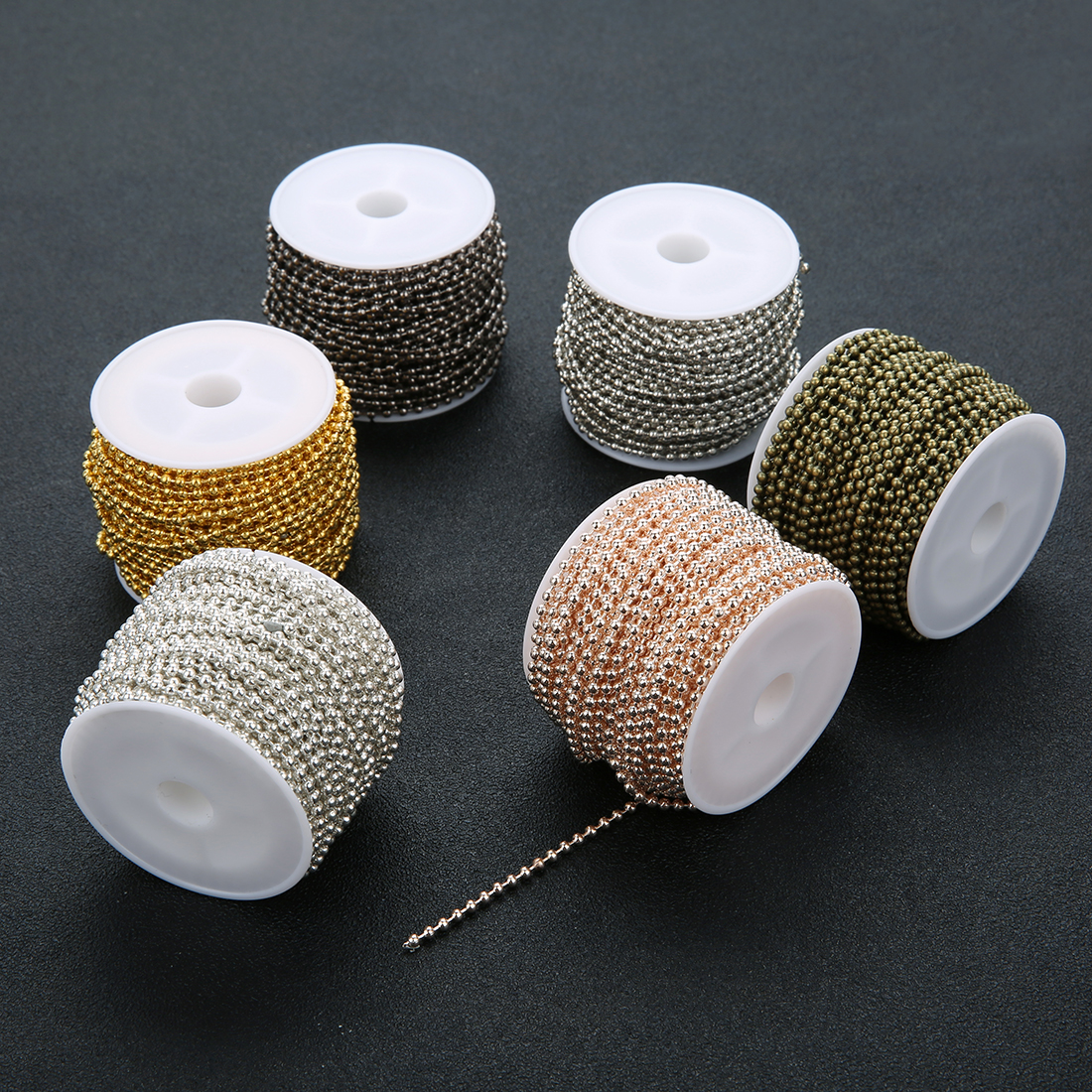 10yards/roll 1.5/2/2.4mm Metal - Jewelry Making Materials Wholesale のレビューと価格