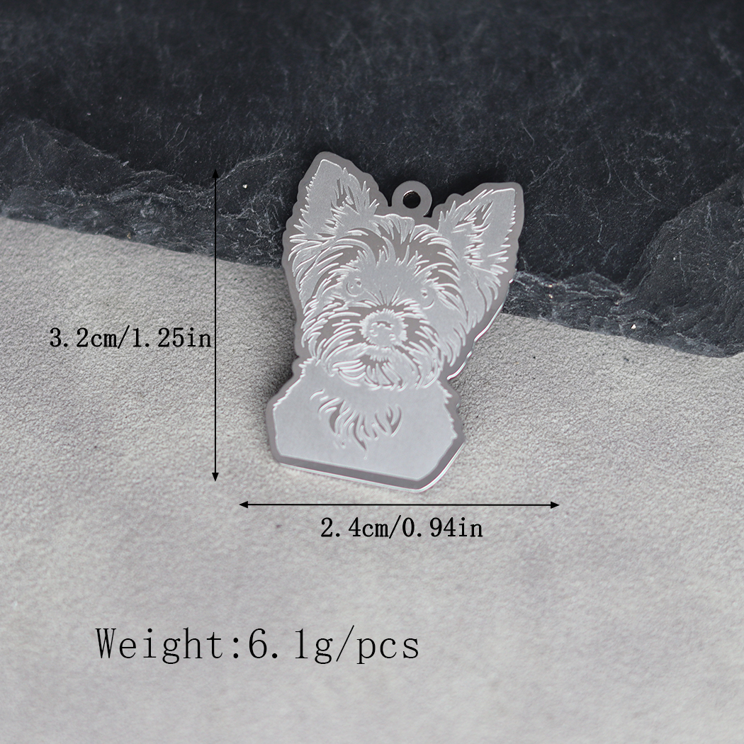 2pcs Yorkshire Terrier Charm F - Jewelry Making Yorkshire のレビューと価格