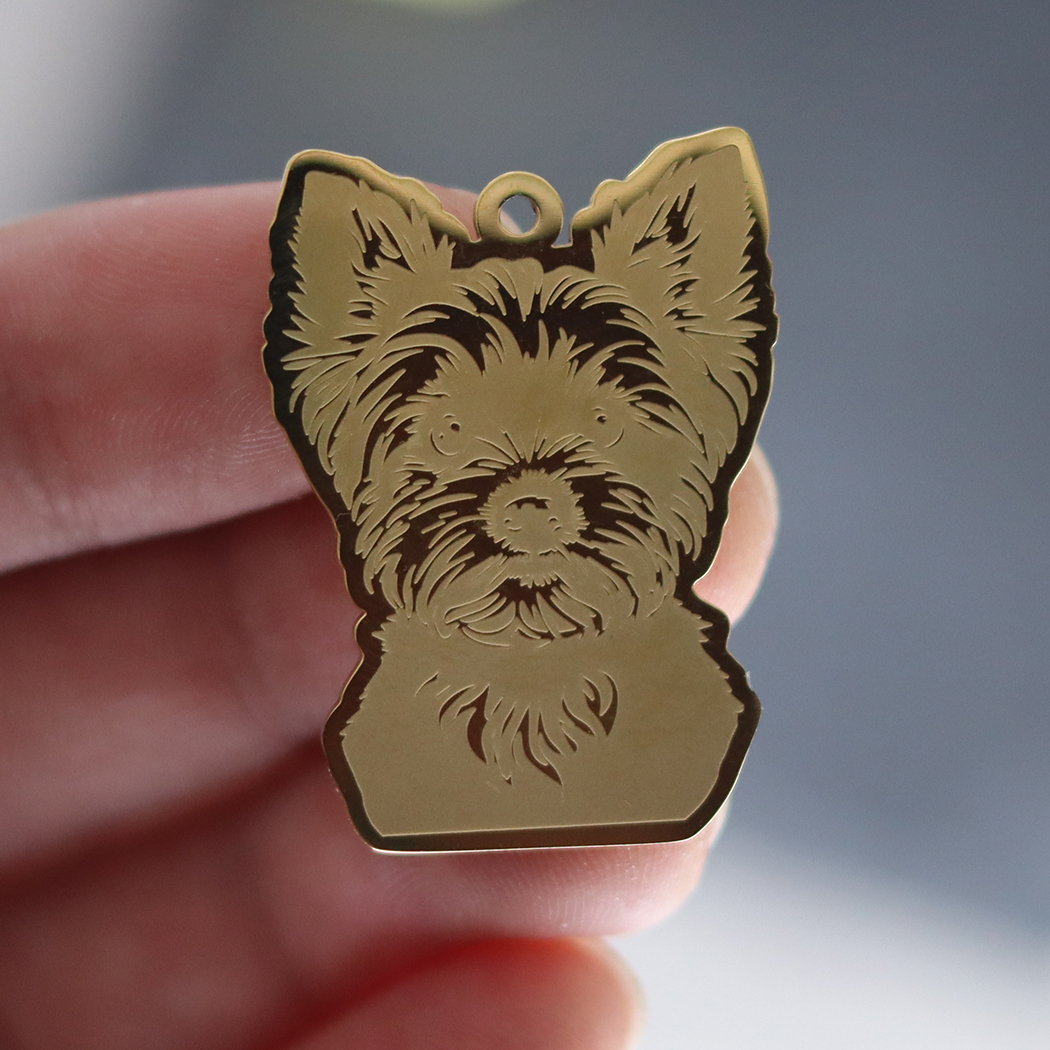 2pcs Yorkshire Terrier Charm F - Jewelry Making Yorkshire のレビューと価格