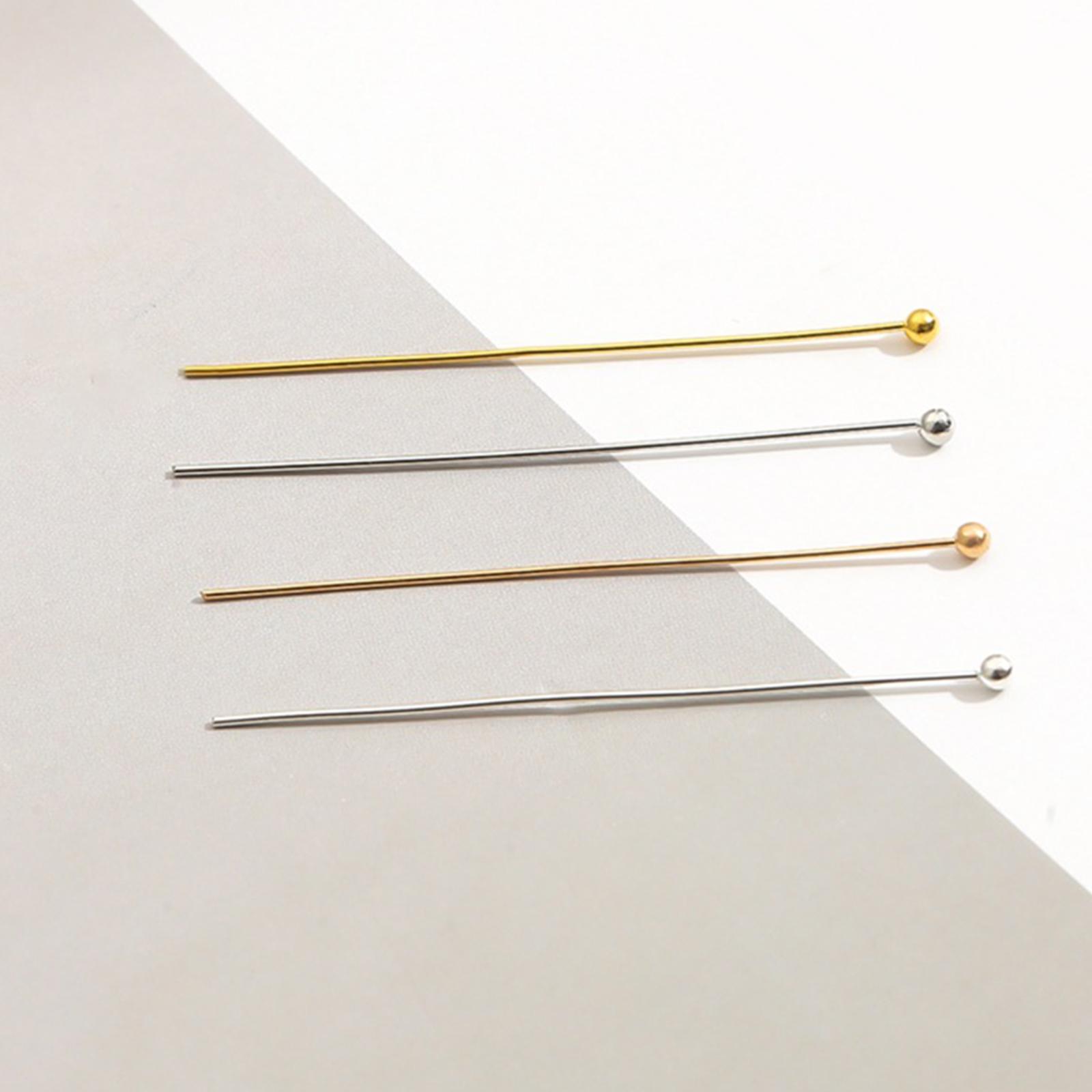 200 Metal End Head Findings fo - Eyepin Ball End のレビューと価格