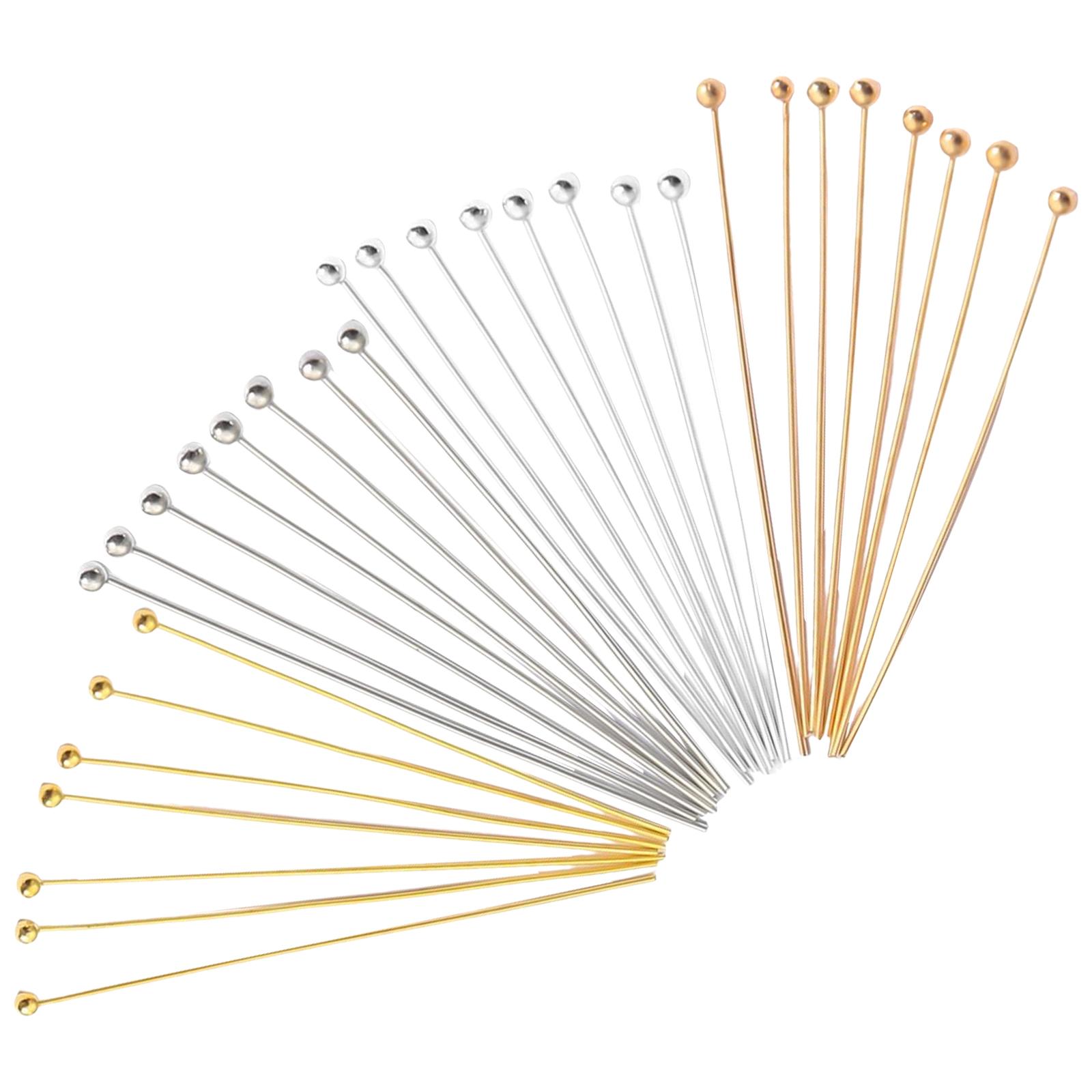 200 Metal End Head Findings fo - Eyepin Ball End のレビューと価格