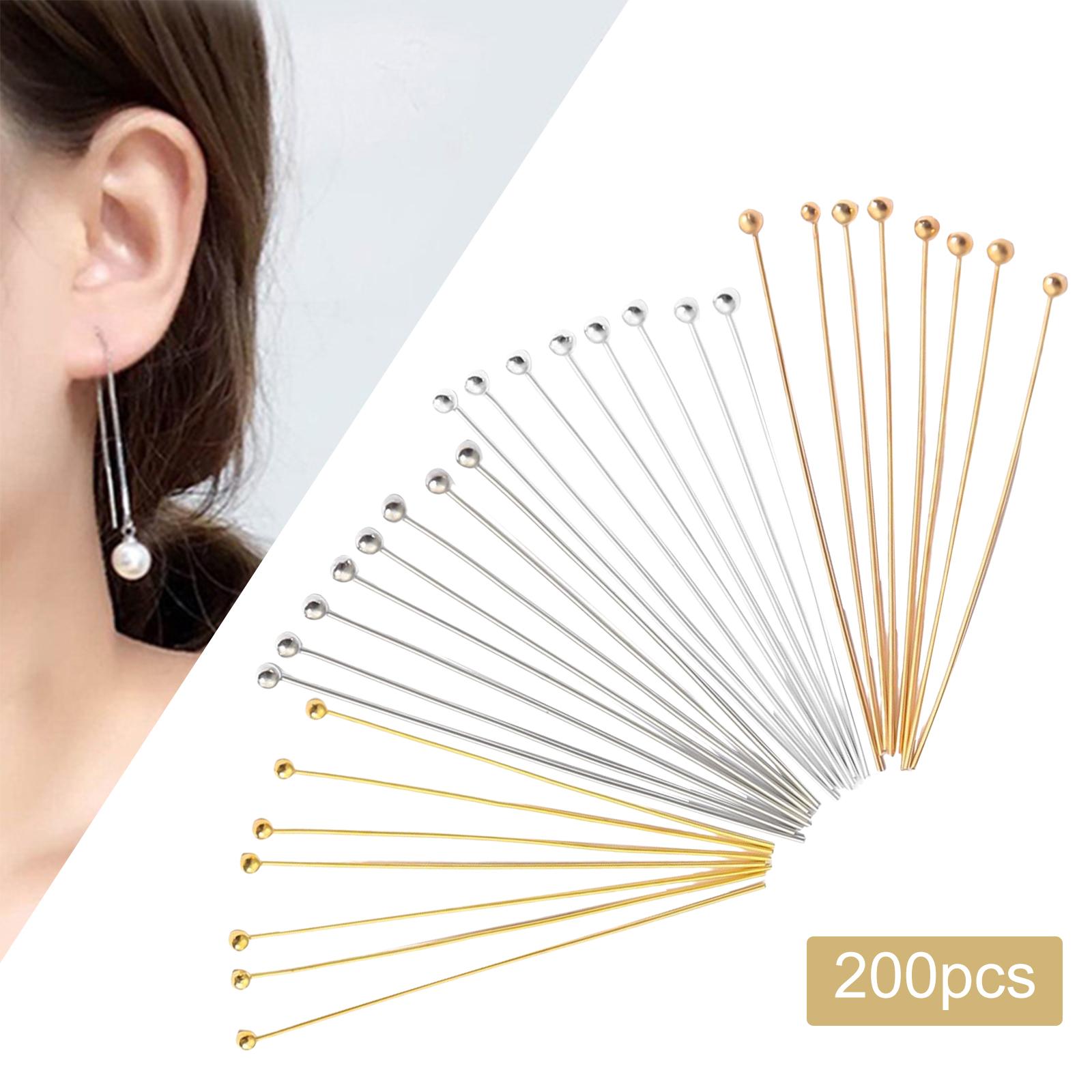 200 Metal End Head Findings fo - Eyepin Ball End のレビューと価格