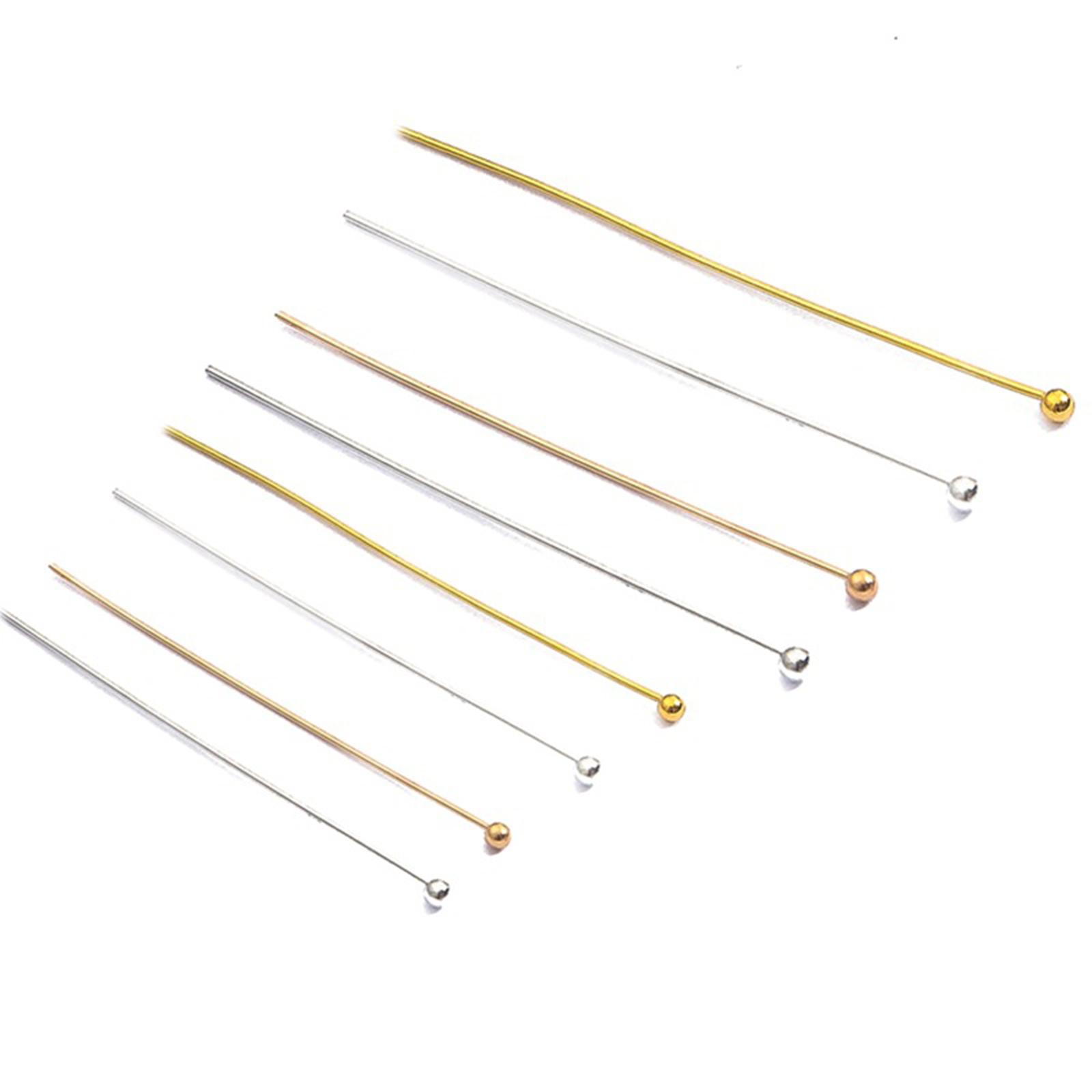 200 Metal End Head Findings fo - Eyepin Ball End のレビューと価格