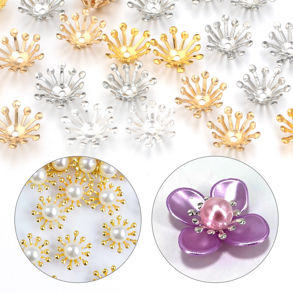 100Pcs Diameter 13MM Gold Colo - Jewelry Making Materials Wholesale のレビューと価格