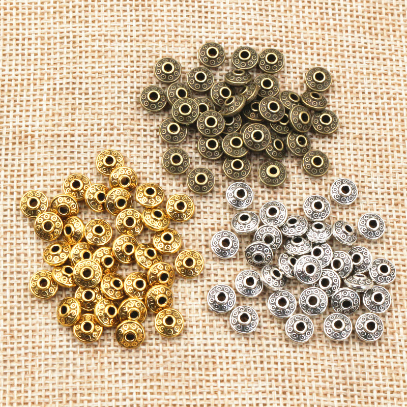 100pcs 6x6x3.5mm Bronze Antiqu - Eyepin Ball End のレビューと価格