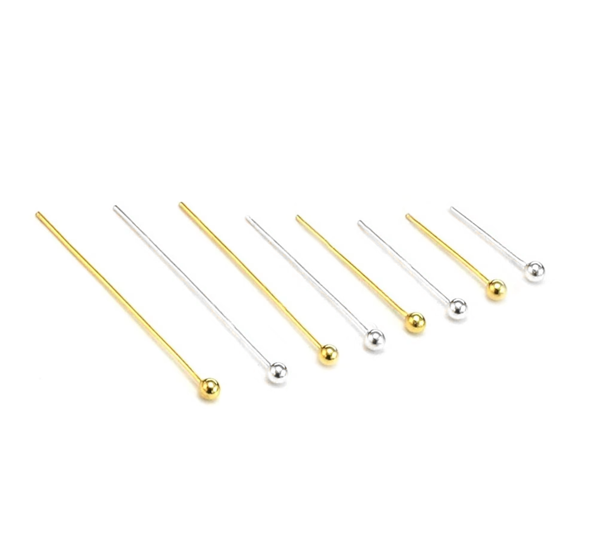 100pcs Ball Head Pin, Brass Ey - Eyepin Ball End のレビューと価格