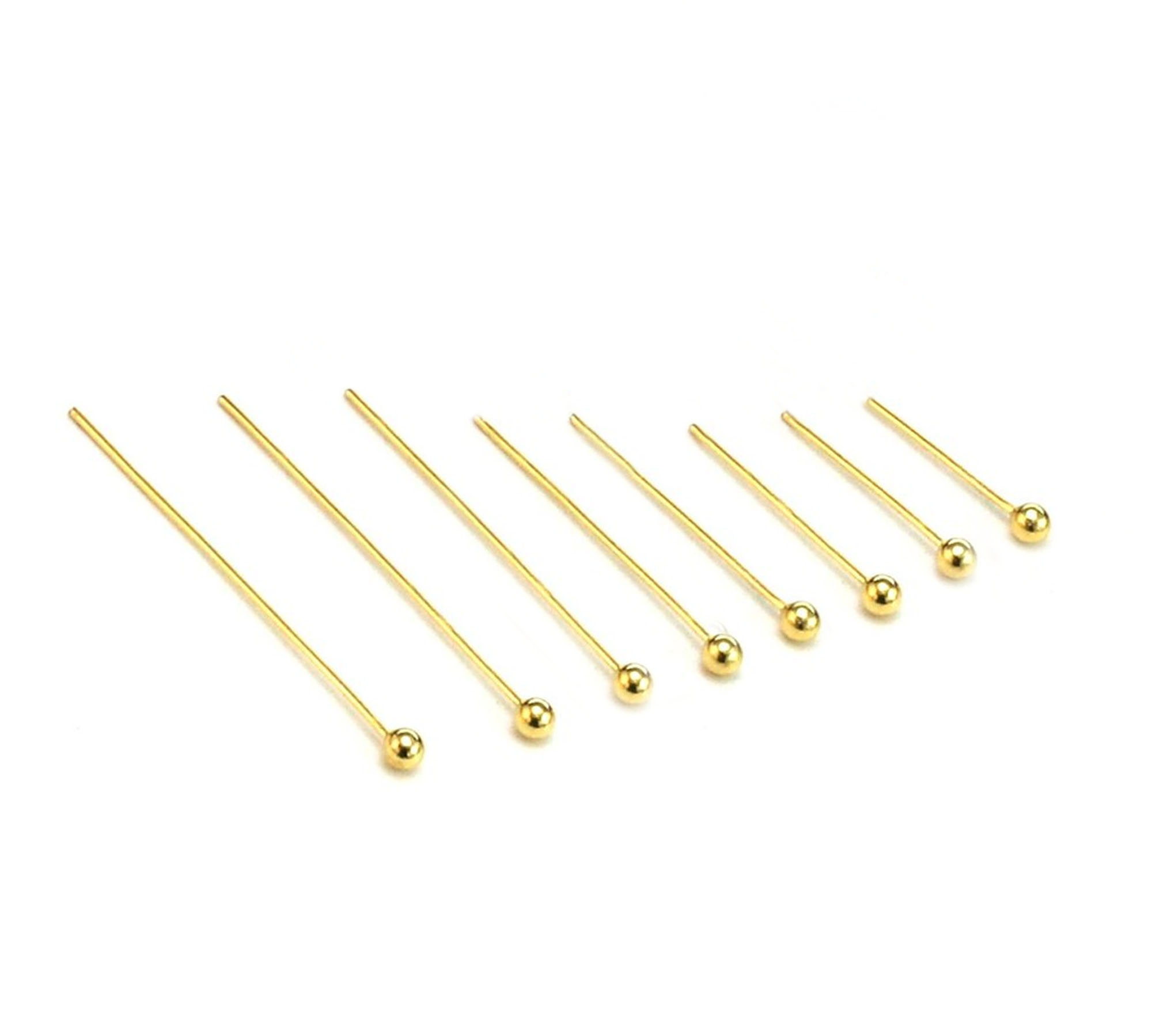 100pcs Ball Head Pin, Brass Ey - Eyepin Ball End のレビューと価格