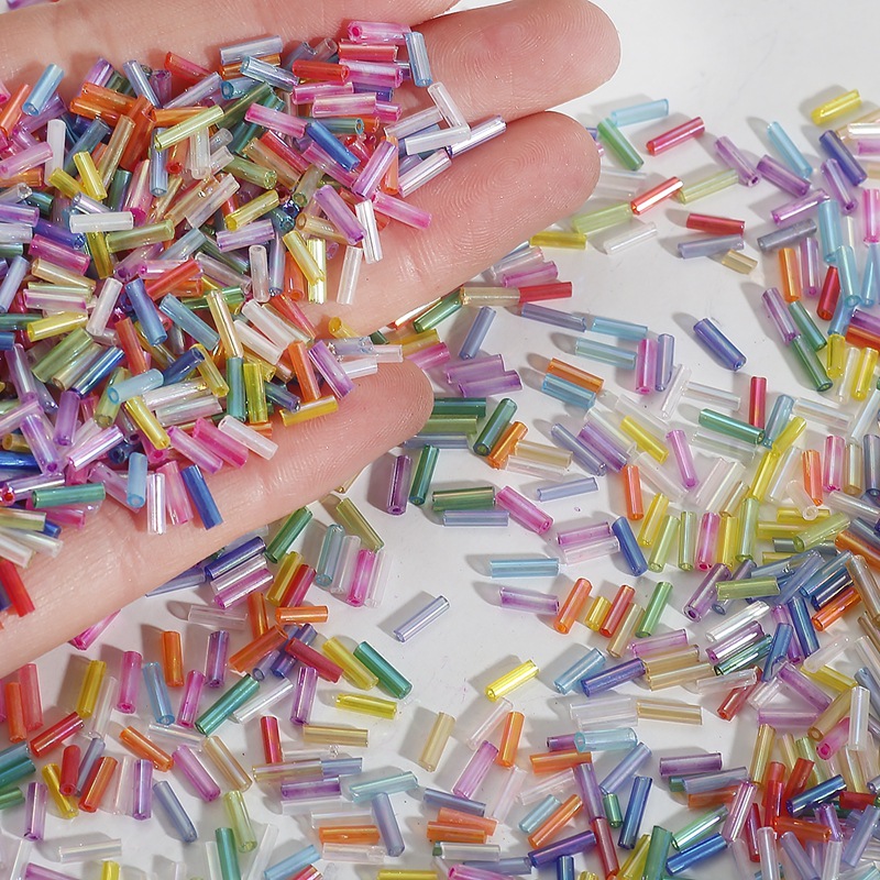 2x7mm 600pcs/lot Rice Shaped C - Seed Bead Tube のレビューと価格