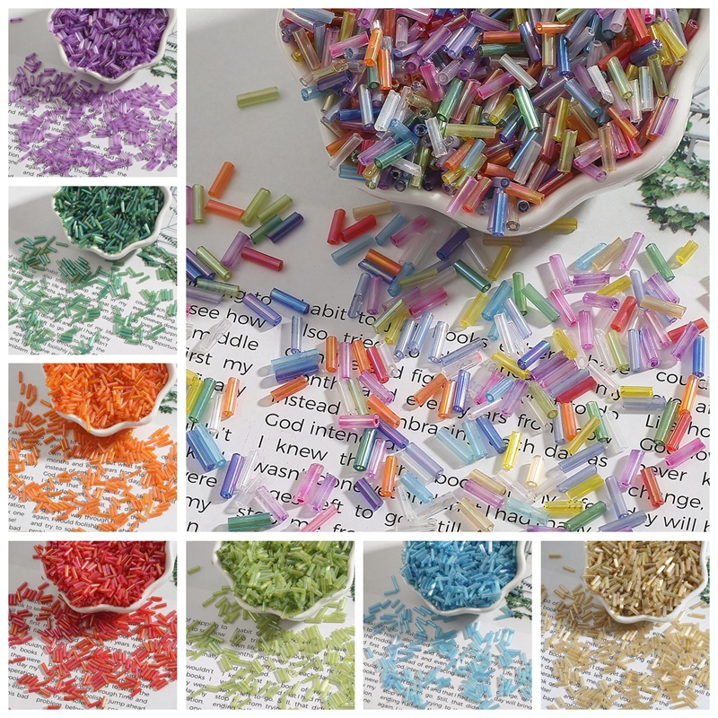 2x7mm 600pcs/lot Rice Shaped C - Seed Bead Tube のレビューと価格