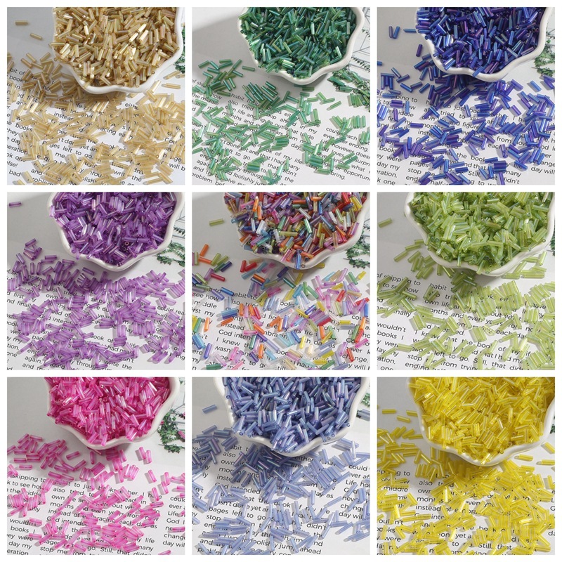 2x7mm 600pcs/lot Rice Shaped C - Seed Bead Tube のレビューと価格
