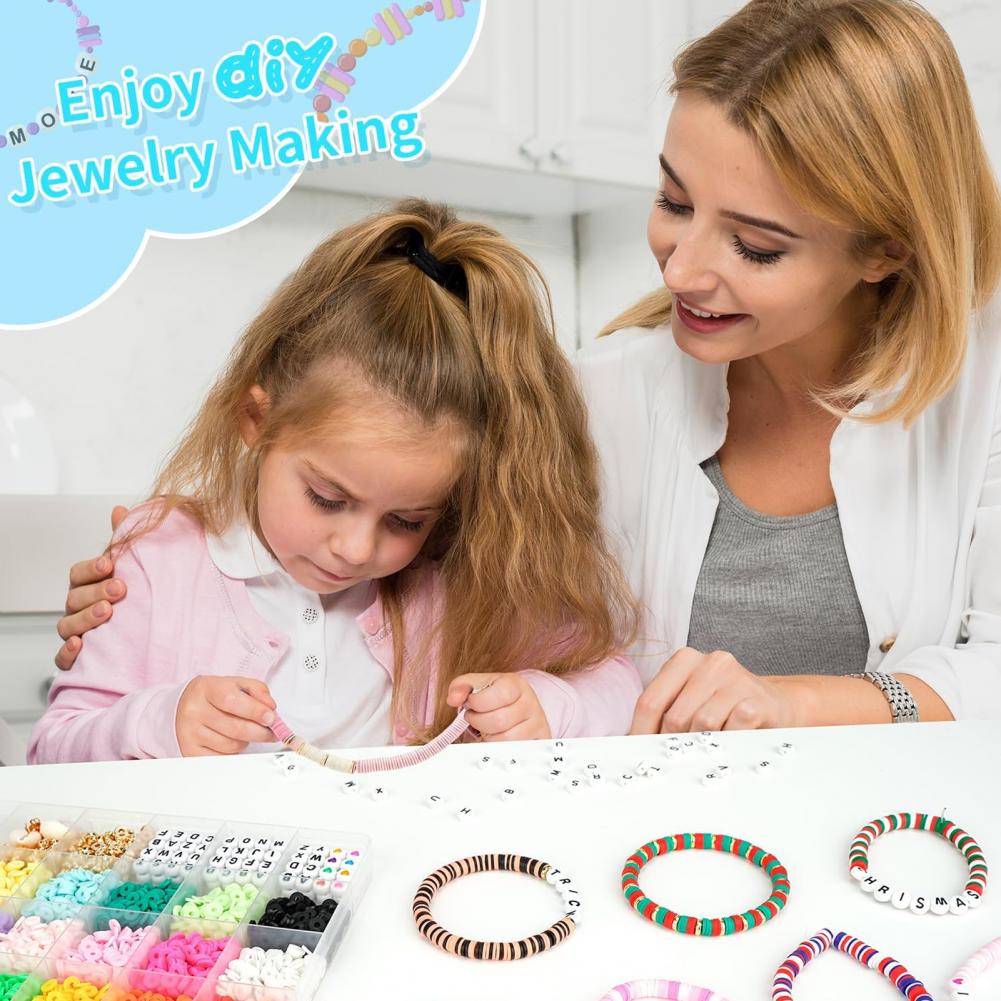 Clay Bead Set for Jewelry Maki - Jewelry Making Kits For Kids のレビューと価格