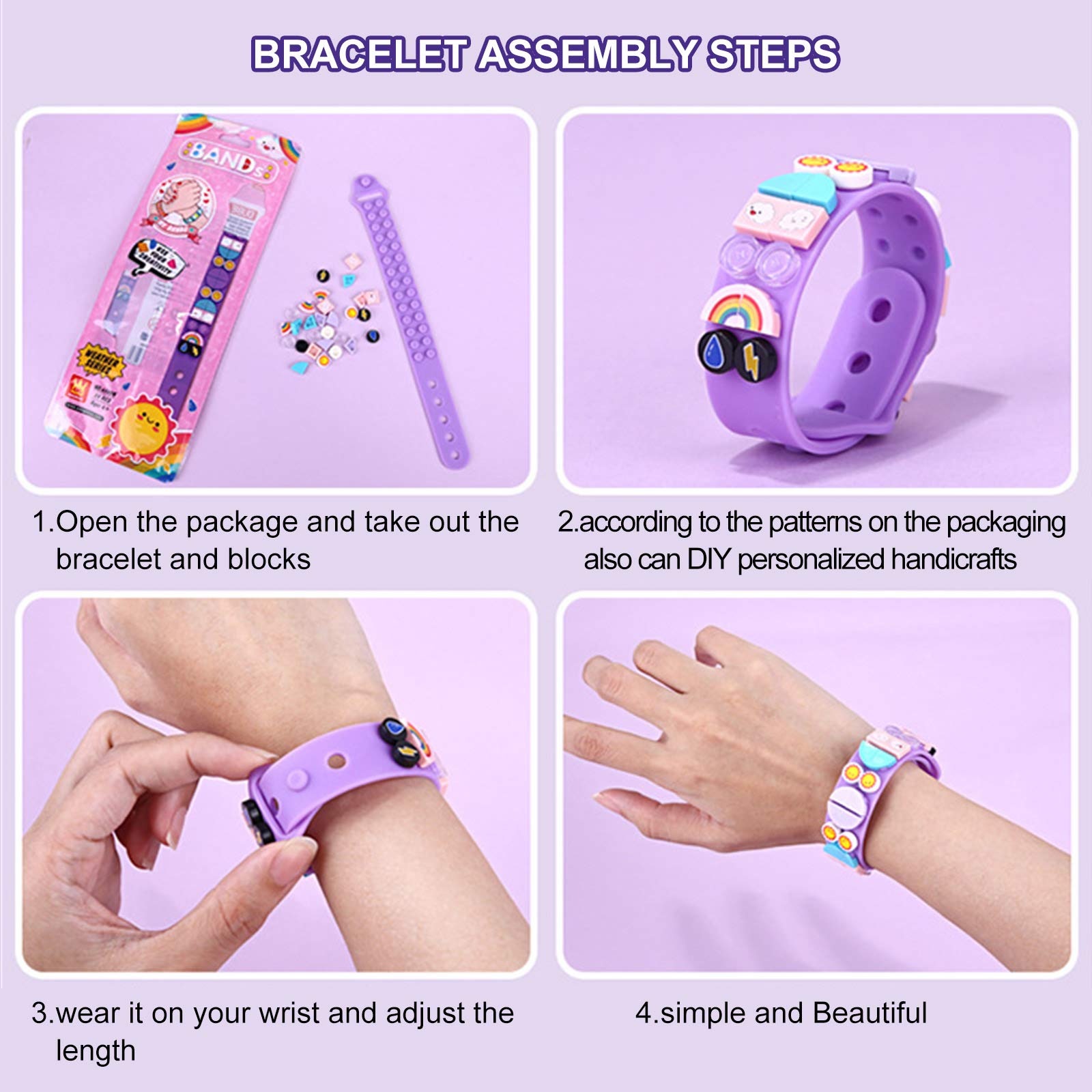 6Pcs/set Kids Building Blocks  - Jewelry Making Kits For Kids のレビューと価格