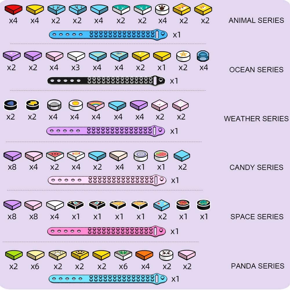 6Pcs/set Kids Building Blocks  - Jewelry Making Kits For Kids のレビューと価格