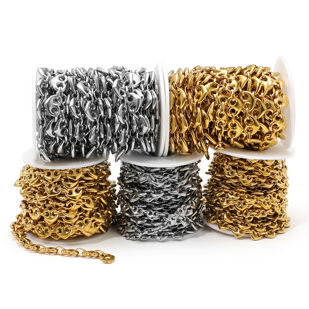 1 Meter Stainless Steel Heart  - Jewelry Making Materials Wholesale のレビューと価格