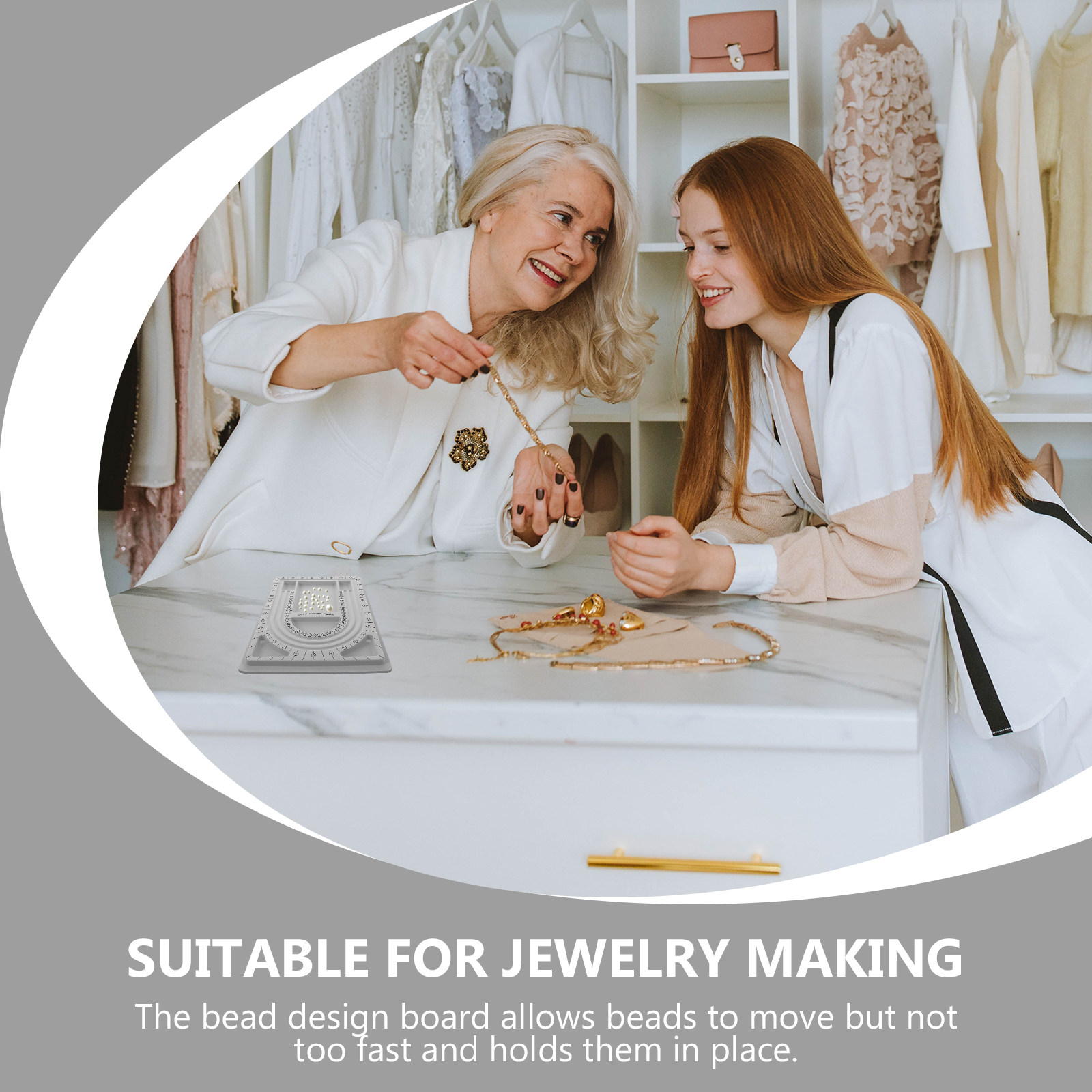2Pcs Bead Design Board Jewelry - Jewelry Making Bead のレビューと価格