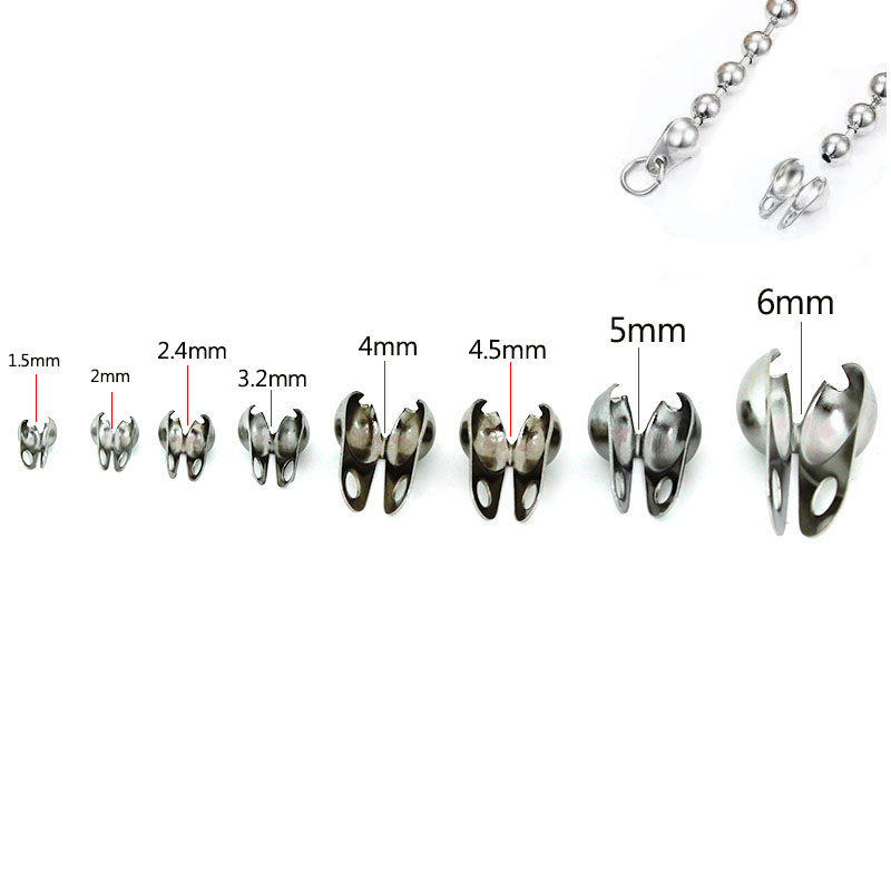 50Pcs 1.5-6mm Stainless Steel  - Jewelry Making Bead のレビューと価格
