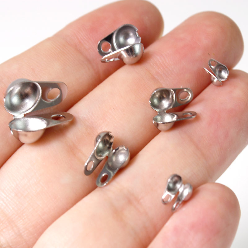50Pcs 1.5-6mm Stainless Steel  - Jewelry Making Bead のレビューと価格