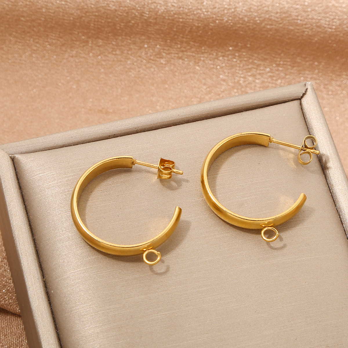 10pcs Stainless Steel Hooks C  - Jewelry Making Materials Wholesale のレビューと価格
