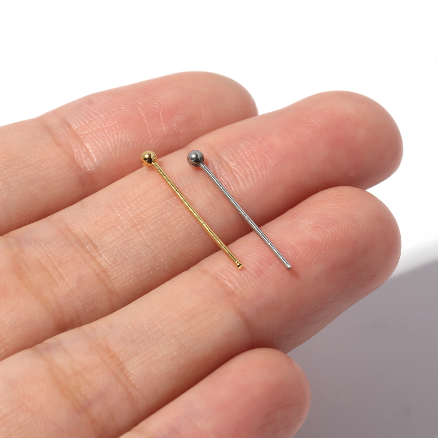 50pcs Stainless Steel Nine Eye - Eyepin Ball End のレビューと価格