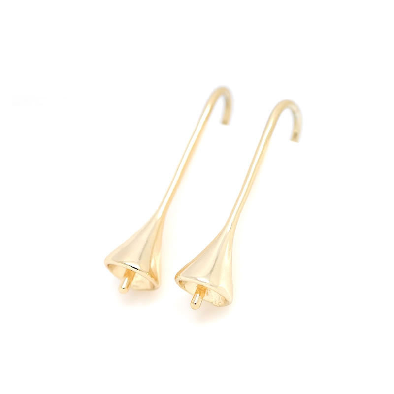 18K Gold Color Brass Can fit H - Jewelry Making Bead のレビューと価格