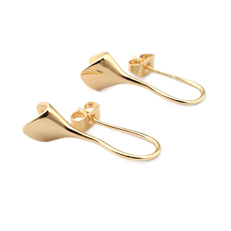 18K Gold Color Brass Can fit H - Jewelry Making Bead のレビューと価格