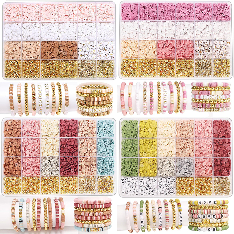 Style DIY Clay Beads Bracelet  - Jewelry Making Kits For Kids のレビューと価格