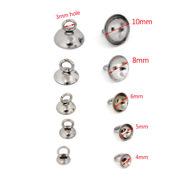 20Pcs 4/5/6/8/10mm Stainless S - Jewelry Making Bead のレビューと価格