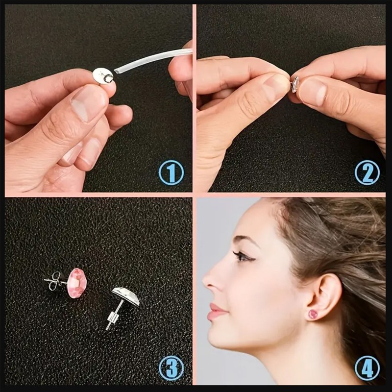 1 Set Box Ear Hook Single Loop - Jewelry Making Materials Wholesale のレビューと価格