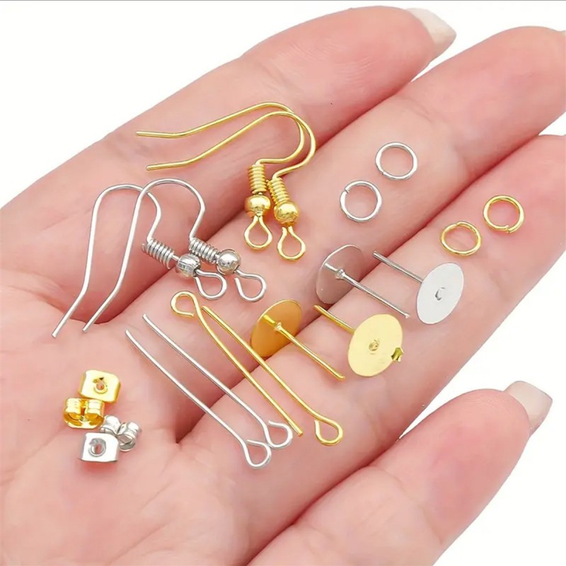 1 Set Box Ear Hook Single Loop - Jewelry Making Materials Wholesale のレビューと価格