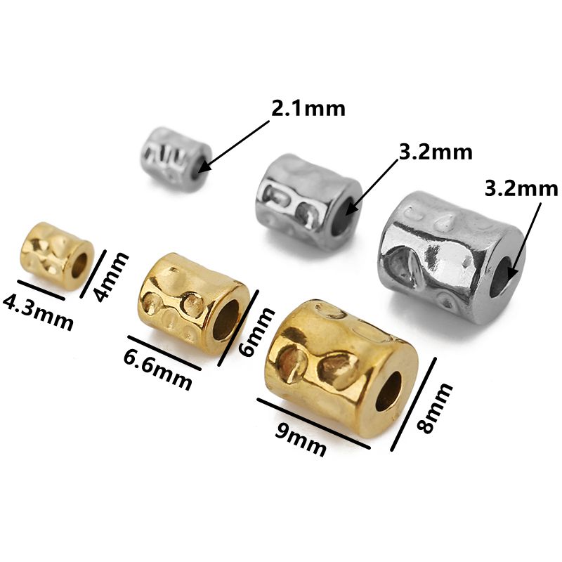 10Pcs Stainless Steel Cylinder - Seed Bead Tube のレビューと価格