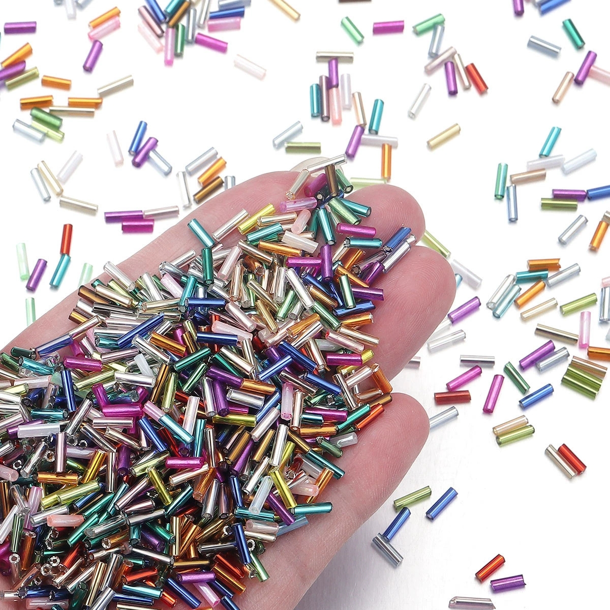 10g/pack 2mm Glass Seed Beads  - Seed Bead Tube のレビューと価格