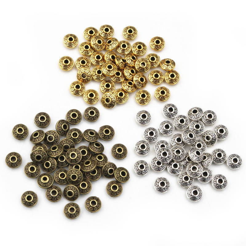 100pcs 6x6x3.5mm Bronze Antiqu - Eyepin Ball End のレビューと価格