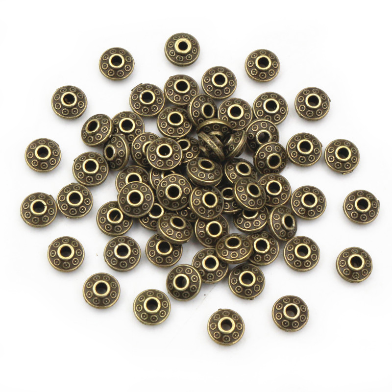 100pcs 6x6x3.5mm Bronze Antiqu - Eyepin Ball End のレビューと価格